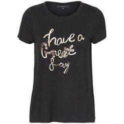 Vero Moda Koszulka Damska Vmfally S / S Top d2-4 Black (Rozmiar S). Czarne topy damskie marki Vero Moda, s. W wyprzedaży za 55,00 zł.