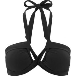 Stroje kąpielowe damskie: Biustonosz bikini bandeau bonprix czarny