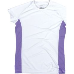 Bluzki sportowe damskie: Spokey Koszulka damska Becool 40 Lady biało-fioletowa r. S (833674)