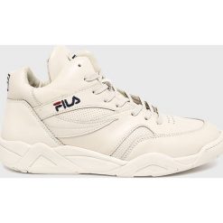 Fila - Buty Pine Mid. Białe buty sportowe męskie marki Fila, z gumy, na sznurówki. W wyprzedaży za 539,90 zł.