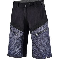 Szorty kolarskie "Icana" w kolorze czarno-granatowym. Niebieskie szorty damskie Protective, w paski, z materiału, z podwyższonym stanem. W wyprzedaży za 149,95 zł.