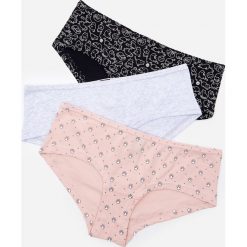 Bawełniane majtki 3 pack - Wielobarwny. Majtki damskie House, s, z bawełny. Za 39,99 zł.