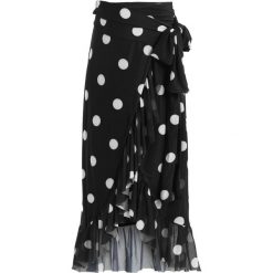 Długie spódnice: NAKD OVERLAP SKIRT Długa spódnica black/white
