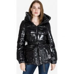 DKNY Kurtka Czarny. Czarne kurtki damskie DKNY, l, w paski, z poliesteru. Za 926,95 zł.