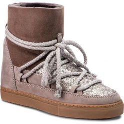 Buty INUIKII - Sneaker 70203-7 Sequin Grey. Szare buty zimowe damskie Inuikii, ze skóry, na niskim obcasie. Za 1219,00 zł.