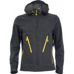 Kurtki sportowe męskie: Woox Męska Wodoodporna 8000 mm Kurtka Softshell | Grafitowa Putamen Effectus – M – M – 8595564777465