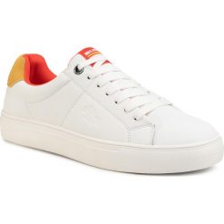 Sneakersy S.OLIVER - 5-13632-24 White/Orange 169. Białe sneakersy męskie S.Oliver, na co dzień, bez wzorów, ze skóry, bez zapięcia. Za 239,00 zł.