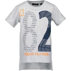 Blue Seven - T-shirt dziecięcy 92-128 cm. Niebieskie t-shirty męskie marki Blue Seven, z nadrukiem, z bawełny, z okrągłym kołnierzem. W wyprzedaży za 19,90 zł.