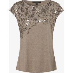 Esprit Collection - T-shirt damski, beżowy. Brązowe t-shirty damskie Esprit Collection, xl, z nadrukiem, eleganckie, bez kołnierzyka. Za 139,95 zł.