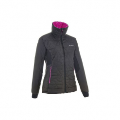 Kurtka trekkingowa zimowa Top-light damska. Czarne bomberki damskie FORCLAZ, na zimę, xs, z elastanu. Za 149,99 zł.