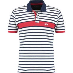 Koszulki polo: La Martina STRIPED STRETCH Koszulka polo optic white/navy