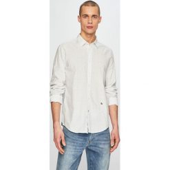 Pepe Jeans - Koszula. Białe koszule męskie Pepe Jeans, s, bez wzorów, z bawełny, eleganckie, z klasycznym kołnierzykiem, z długim rękawem. W wyprzedaży za 199,90 zł.