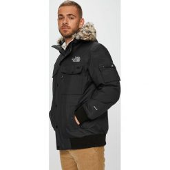 The North Face - Kurtka puchowa. Czarne płaszcze męskie The North Face, xl, bez wzorów, z poliesteru, krótkie, z kapturem. W wyprzedaży za 1099,00 zł.