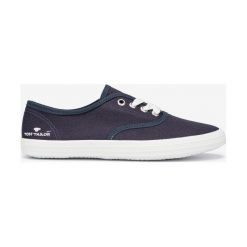 Tom Tailor Tenisówki Niebieski. Niebieskie trampki i tenisówki damskie Tom Tailor, bez wzorów, z materiału, bez zapięcia. Za 130,95 zł.