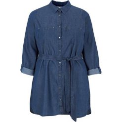 Zhenzi Długa koszula dżinsowa Thot denim blue female niebieski 46/48 (M). Niebieskie bluzki damskie Zhenzi, s, w paski, z tkaniny. Za 329,00 zł.