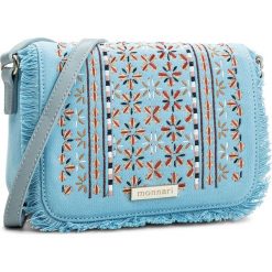 Torebka MONNARI - BAG3790-012 Light Blue. Niebieskie listonoszki damskie marki Monnari, z materiału. W wyprzedaży za 119,00 zł.