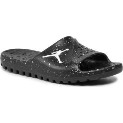 Klapki NIKE - Jordan Super.Fly Team Slide 716985 031 Black/White/White. Czarne klapki męskie Nike, bez wzorów, z tworzywa sztucznego. Za 149,00 zł.