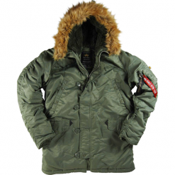 Kurtka Alpha Industries Parka N3B VF 59 103141-01. Kurtki męskie Alpha Industries, na zimę, s, bez wzorów, z poliesteru, street, długie. W wyprzedaży za 599,99 zł.