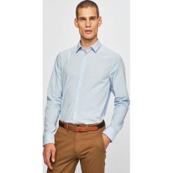 Calvin Klein Jeans - Koszula. Niebieskie koszule męskie Calvin Klein Jeans, xxl, bez wzorów, z elastanu, eleganckie, z klasycznym kołnierzykiem, z długim rękawem. W wyprzedaży za 179,90 zł.