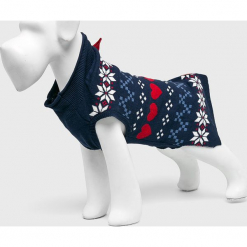 Medicine - Sweter dla psa Xmass. Niebieskie swetry damskie marki MEDICINE, s, bez wzorów, z bawełny, bez rękawów, bez kaptura. W wyprzedaży za 39,90 zł.