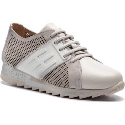 Sneakersy HISPANITAS - Bali HV98926 Panna. Brązowe półbuty damskie Hispanitas, ze skóry. W wyprzedaży za 379,00 zł.