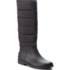 Kalosze EMPORIO ARMANI - X3O171 XL535 K001 Black/Black. Czarne buty zimowe damskie Emporio Armani, z materiału. Za 809,00 zł.