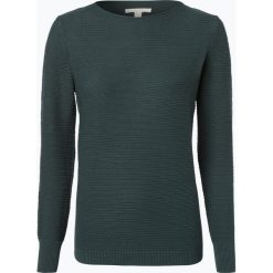 Esprit Casual - Sweter damski, zielony. Zielone swetry damskie marki Esprit Casual, l, w paski, prążkowane, casualowe, bez rękawów, bez kaptura. Za 229,95 zł.