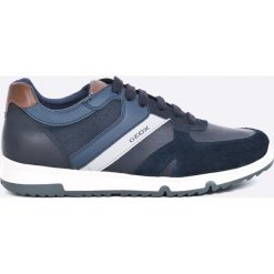 Geox - Buty. Szare halówki męskie Geox, z materiału, na sznurówki. W wyprzedaży za 269,90 zł.