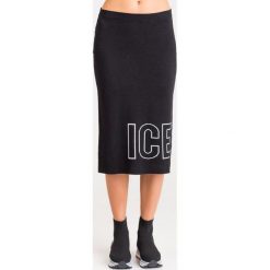 SPÓDNICA Ice Play. Czarne spódniczki damskie s, z bawełny, midi. Za 309,50 zł.