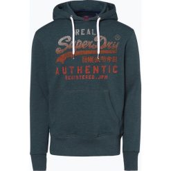 Superdry - Męska bluza nierozpinana, niebieski. Niebieskie bluzy męskie marki Superdry, s, z nadrukiem, bez kołnierzyka, bez rękawów, bez kaptura. Za 149,95 zł.