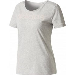 Adidas Koszulka Special Linear Medium Grey Heather M. Szare bluzki sportowe damskie Adidas, m, bez wzorów, z bawełny, z klasycznym kołnierzykiem, bez rękawów, bez kaptura. Za 79,00 zł.