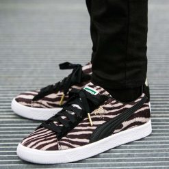 Buty Puma Clyde Suits "Oatmeal" (36342601). Czarne buty sportowe damskie Puma, z materiału. Za 134,99 zł.
