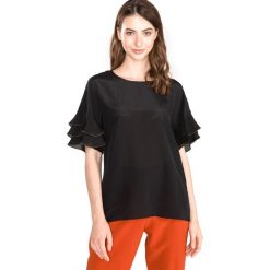 TWINSET Bluzka Czarny. Czarne bluzki damskie Twinset, xs, bez wzorów, z jedwabiu, bez kołnierzyka, bez rękawów. Za 504,95 zł.