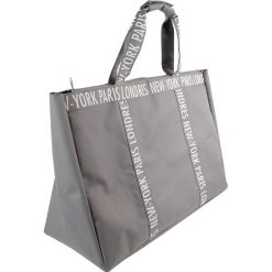 Shopper bag damskie: Shopper w kolorze szarym – 73,5 x 54 x 22,5 cm