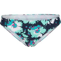 Figi bikini bonprix ciemnoniebiesko-miętowy z nadrukiem. Niebieskie stroje kąpielowe damskie bonprix, z nadrukiem. Za 27,99 zł.