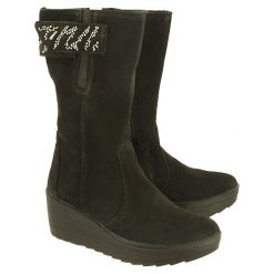 IGI&CO 8779 0/00 scam.super10/12 nero, kozaki damskie. Koturny damskie IGI&CO, bez obcasa, na koturnie, na zamek. W wyprzedaży za 239,50 zł.