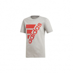 T-shirty z krótkim rękawem Dziecko adidas Must Haves Koszulka Badge of Sport. Szare t-shirty chłopięce z krótkim rękawem marki Adidas. Za 69,95 zł.