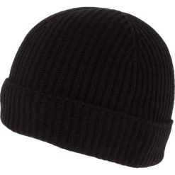Johnstons Cashmere Czapka black. Czarne czapki damskie marki Johnstons Cashmere, z kaszmiru. W wyprzedaży za 284,25 zł.