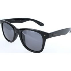 Męskie okulary przeciwsłoneczne w kolorze czarnym. Czarne okulary przeciwsłoneczne męskie marki Polaroid, z tworzywa sztucznego. W wyprzedaży za 94,95 zł.