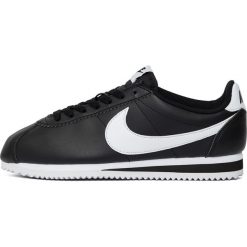 Buty Nike Wmns Classic Cortez Leather "Black" (807471-010). Czarne buty sportowe damskie Nike, z materiału. Za 215,99 zł.