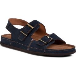 Sandały GO SOFT - MB-GRANADA-03 Cobalt Blue. Niebieskie klapki męskie GO SOFT, bez wzorów, ze skóry. Za 139,99 zł.
