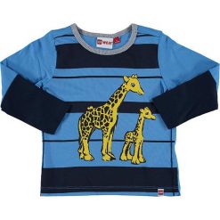 T-shirty chłopięce z długim rękawem: Koszulka „Tyler” w kolorze niebiesko-granatowym