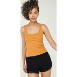 Undiz - Szorty piżamowe. Czarne piżamy damskie Undiz, s, bez wzorów, z elastanu, bez rękawów. Za 39,90 zł.