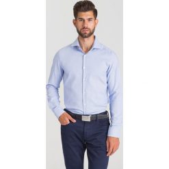 BŁĘKITNA KOSZULA JOOP! COLLECTION W DROBNY WZÓR. Niebieskie koszule męskie m, z bawełny. Za 224,50 zł.