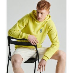 Bluza z haftem z kolekcji Tattoo - Żółty. Żółte bluzy męskie Cropp, s, z haftami, bez kołnierzyka, bez rękawów, bez kaptura. Za 119,99 zł.