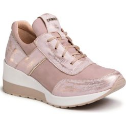 Sneakersy EKSBUT - 29-5702-F71/I68-1G Róż/Biały. Różowe półbuty damskie Eksbut, ze skóry. Za 279,00 zł.