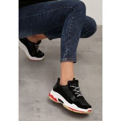 Czarne Sneakersy Talbot. Czarne sneakersy damskie Born2be. Za 99,99 zł.