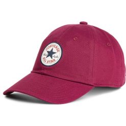 Czapka z daszkiem CONVERSE - 10008474-A06 613. Czerwone czapki damskie Converse, bez wzorów, z bawełny. Za 99,00 zł.