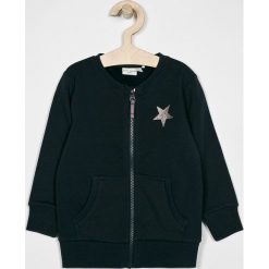 Name it - Bluza dziecięca 92-128 cm. Niebieskie bluzy dziewczęce Name it, z nadrukiem, z elastanu, bez kaptura. W wyprzedaży za 49,90 zł.