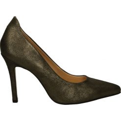Czółenka - X012204 HERB. Brązowe buty ślubne damskie Venezia, ze skóry. Za 149,00 zł.